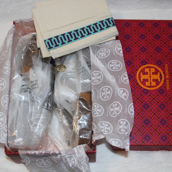 NWT Tory Burch Miller Cloud Shearling Sandals NEW in Box - Picture 4 of 6